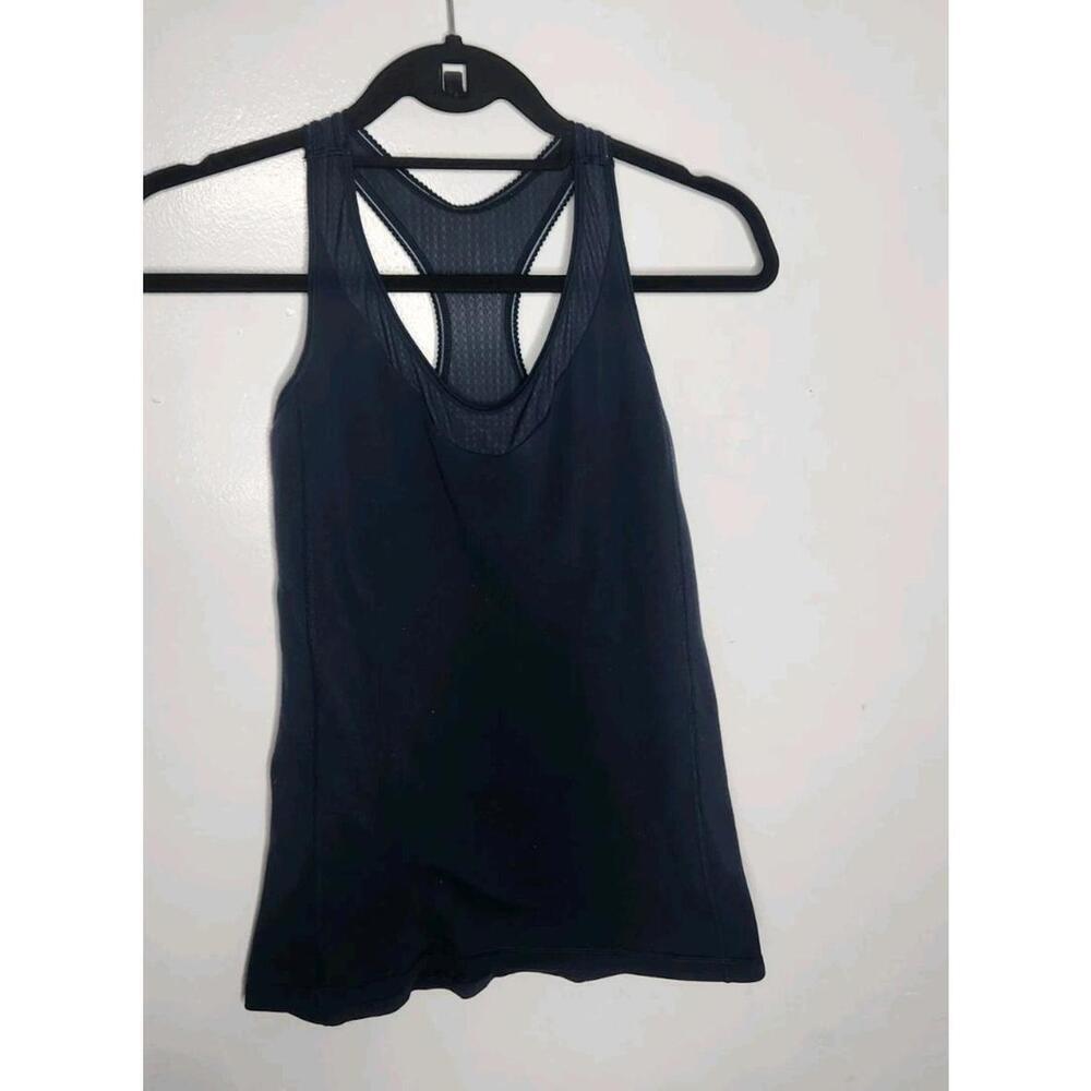 lululemon athletica Black Racerback Tank Top